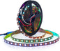 BTF-LIGHTING WS2812B RGB ECO LED Strip, Chasing Effects 5050SMD Individually Addressable 16.4FT 60Pixels/m 300Pixels Flexible Dream Color IP30 for Bedroom DIY Projects DC5V(No Adapter or Controller)