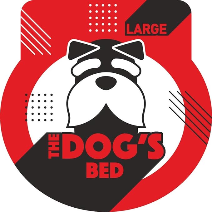 The Dog’s Bed Orthopedic Dog Bed Large Blue Oxford with Red Trim UK Flag Dog Bed 36x27 Memory Foam, Pain Relief: Arthritis, Post Surgery, Lameness, Veterinary Approved, Waterproof Washable Cover-Mewly Pet