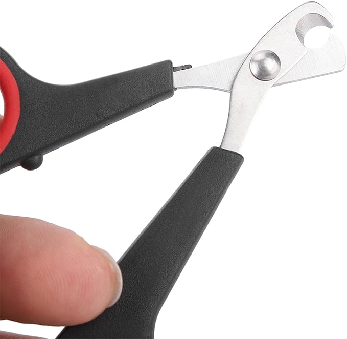Cat Nail Trimmer, Pet Nail Clippers, Stainless Steel Bird Nail Clippers, Comfortable Cat Nail Cutter, Small Animal Nail Clippers 4.6x2.4In for Bird, Rabbit, Dog, Parrot-Mewly Pet