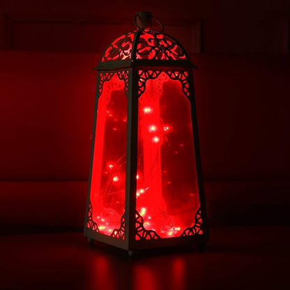 Mikasol Fairy Lights Battery Operated, 1 Pack Mini 3*AAA Battery Powered Copper Wire Led Starry String Lights Firefly Lights for Bedroom, Christmas, Parties, Decoration (5m/16ft Red)