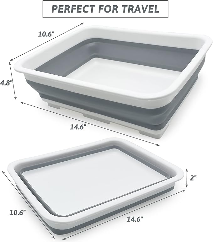 Fhiny 2PCS Open Cat Litter Box, Kitten Potty Pan Semi-Enclosed Foldable Waterproof Travel Toilet Low Entrance for Indoor Cats Small Pet Kitty Rabbit Supplies Easy to Clean and Assemble-Mewly Pet