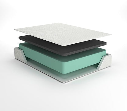 Signature Design by Ashley Full Size Cool Max 12 Inch Medium Plush Cooling Gel Infused Memory Foam Mattress for Pressure Relief, Fiberglass Free, Mattress in A Box