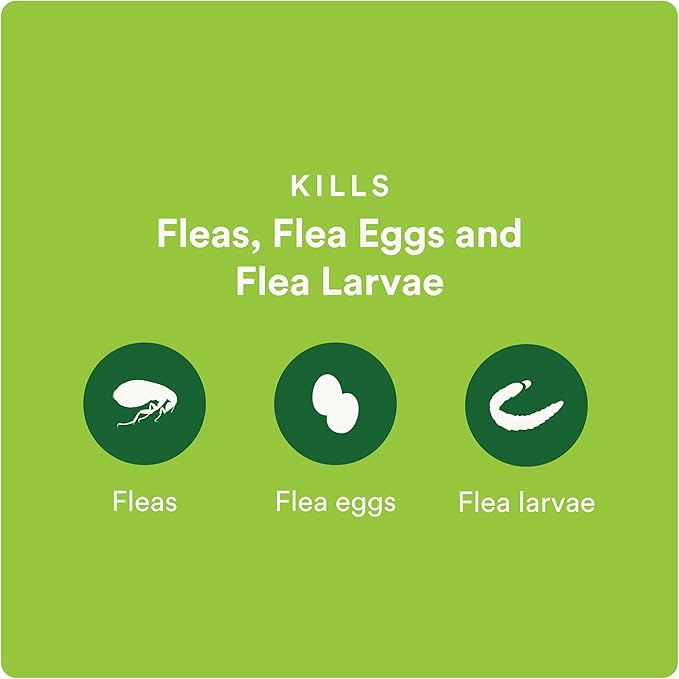 Plus Flea Prevention for Cats, Cat and Kitten Treatment & Control, Small and Large, Fast Acting Waterproof Topical Drops, 6 Month Supply-Mewly Pet