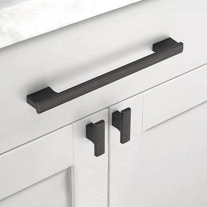 Asidrama 10 Pack 7 Inch(177mm) Oil Rubbed Bronze Kitchen Cabinet Handles, Cabinet Pulls Kitchen Cabinet Hardware for Cupboard Drawer Pulls