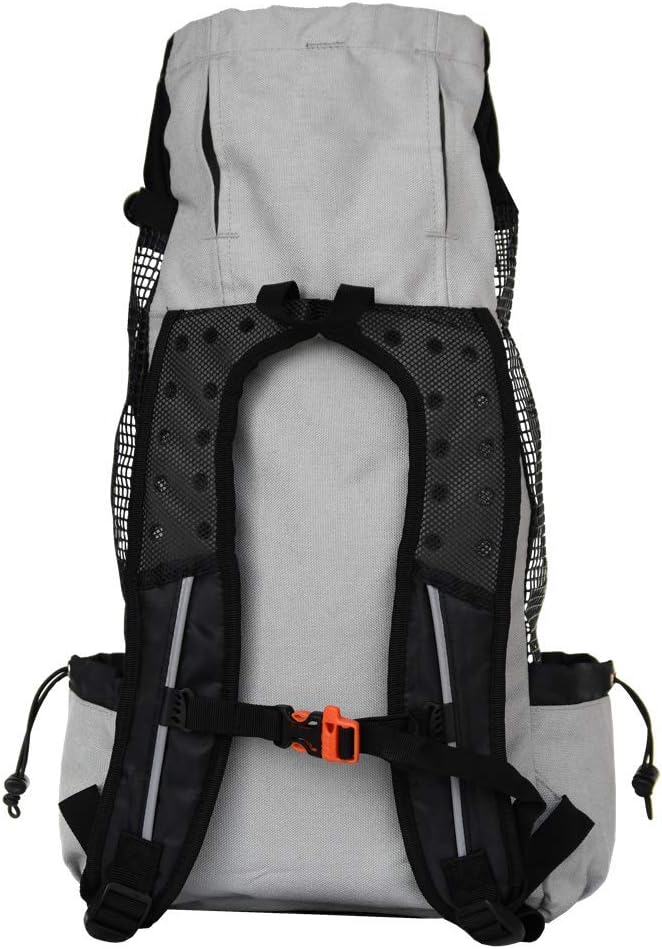 K9 Sport Sack Air 2 - X-Small, Light Grey - Ideal for Dogs with 9-12” Back Length - Durable, Breathable Backpack-Style Carrier - Perfect for Walks, Short Hikes & Public Transportation-Mewly Pet