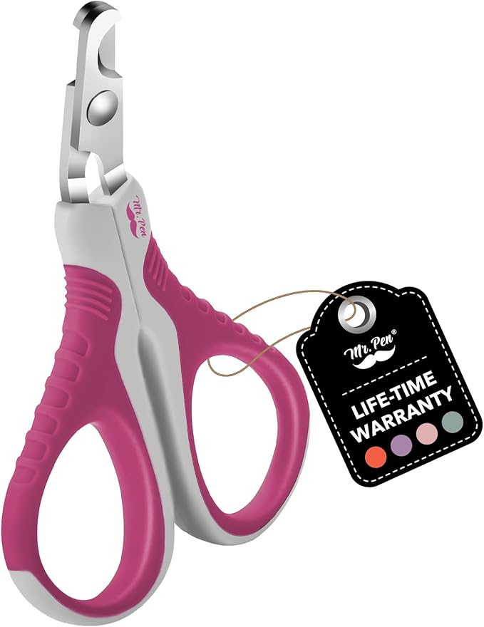 Mr. Pen- Cat Nail Clipper, Violet, Cat Nail Trimmer, Cat Nail Clippers, Cat Claw Clippers, Cat Clippers for Nails, Pet Nail Clippers, Kitten Nail Clipper, Small Dog Nail Clipper Cat Claw Trimmer-Mewly Pet
