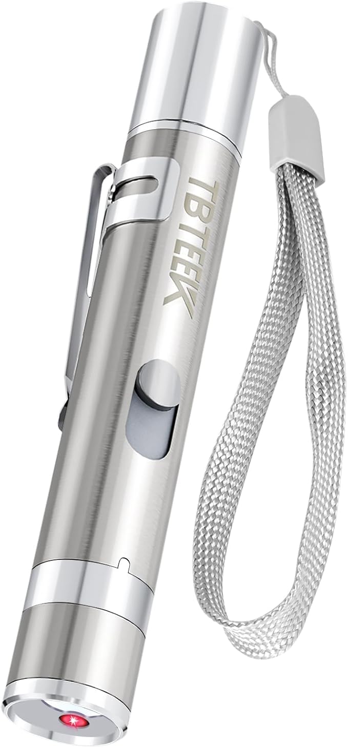 TBTeek Cat Toys, USB Rechargeable Kitten Toy, 3 Light Modes & 5 Adjustable Patterns, Portable Interactive Pet Dog Cat Mouse Toy for Fun Chase Play Exercise-Mewly Pet