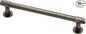 Franklin Brass - Francisco Heirloom Silver Cabinet Handles 5 Inch (5") Hole Center Pulls | Easy Install, Durable Hardware for Kitchen Cabinet Door, Drawers, Dresser Pull, Furniture (10 Pack)