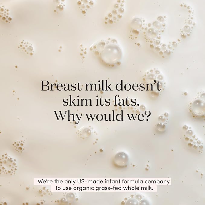 Infant Formula Powder for Infants 0-12 Months, Made With Organic Whole Milk, Clean Label Project Certified, Closest-to-Breast Milk Baby Formula Patented Protein Blend, 24 Ounce (Pack of 6)-Mewly Pet