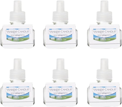 Yankee Candle Scent Plug Refill, Clean Cotton (Pack of 6)