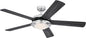 Westinghouse 7305400 Comet LED Ceiling Fan, 52 Inch, Brushed Nickel, Frosted Glass