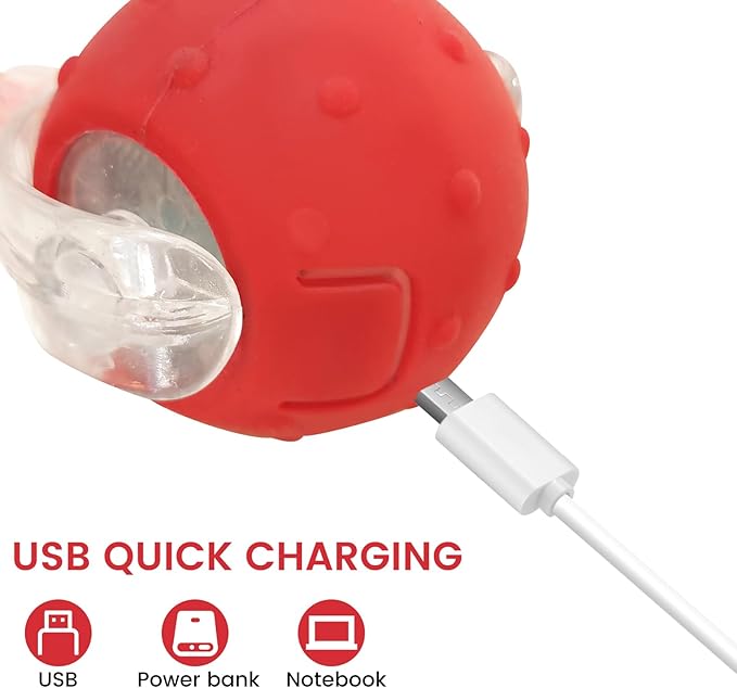 Interactive Cat Toys Ball for Indoor Cats Fast Rolling on Carpet，Colorful Plastic Spring Cat Toys 5Suit ，Automatic Kitten Toys for Bored Indoor Adult Cats，Motion Activated-Mewly Pet