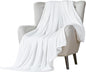 Walensee Fleece Blanket Plush Throw Fuzzy Lightweight (King Size 108x90 White) Super Soft Microfiber Flannel Blankets for Couch, Bed, Sofa Ultra Luxurious Warm and Cozy for All Seasons