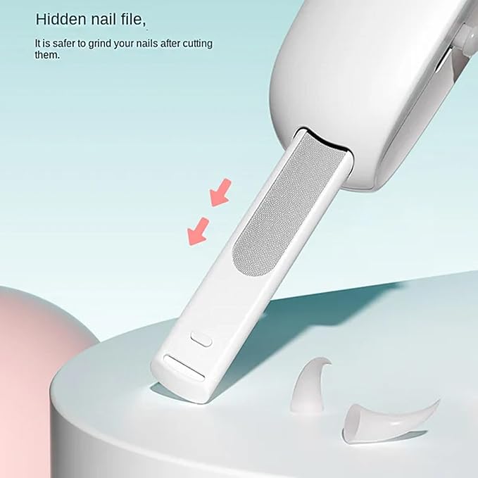 Celery Pets Nail Clippers, Adjustable Claw Clippers for Cats, Round-Hole Trimmer with Dust Storage, Safe Pet Claw Clipper Grooming Tool, Adjustable Nail Cutter for Small Large Cat/Dog (Pink)-Mewly Pet