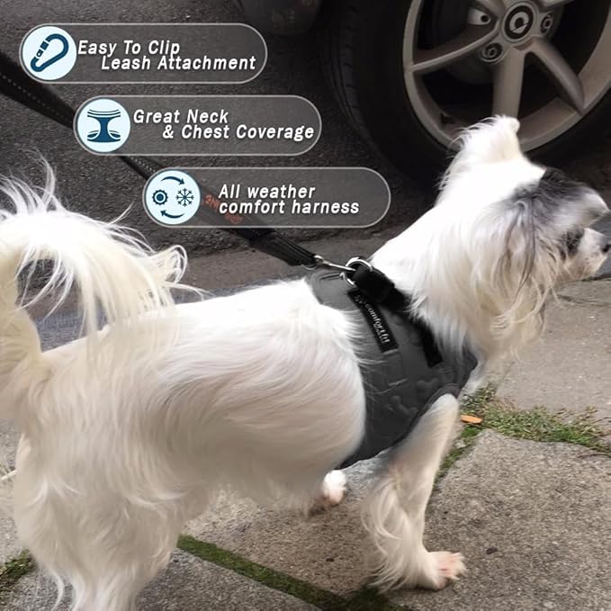 Comfort Fit Dog Harness – Adjustable No-Pull Vest for Small, Medium & Large Dogs – Soft Padded Step-in Design for Easy Control – Ideal for Walking, Running & Training – All-Weather Premium Dog Vest-Mewly Pet