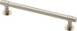 Franklin Brass Francisco (1-Pack) Cabinet Handles 5-1/16" Hole Center Pulls | Satin Nickel Hardware for Kitchen Drawers, Dressers, Furniture P29618K-SN-C