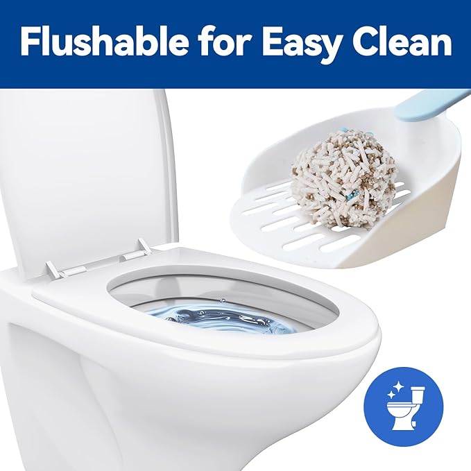 OPET Mixed Tofu Cat Litter - 18lb Strong Clumping Litter, Mixed Tofu and Bentonite, 99.9% Dust Free and Flushable Cat Litter, Natural Sustainable Ingredients Odor Control, Low Tracking（18lb, Fresh）-Mewly Pet