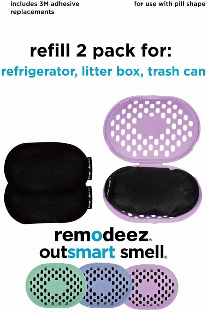 Refills for remodeez Litter Deodorizers and Odor Eliminator, Activated Charcoal, Natural Air Fresheners.-Mewly Pet