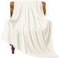 BEDELITE Fleece Blanket Cream Throw Blanket for Couch & Bed, Luxury Plush Cozy Fuzzy Blanket 50" x 70", Super Soft Warm Lightweight Fall Throw Blanket for Travel Camping