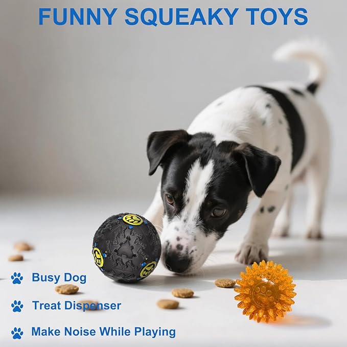 Dog Toys 15 Pack for Teeth Cleaning and Fun, Puppy Teething Chew Toys Interactive Rope Squeaky Treat Balls & Rubber Tous Bulk– Variety Dog Gifts Set Reduce Anxiety & Save Furniture-Mewly Pet