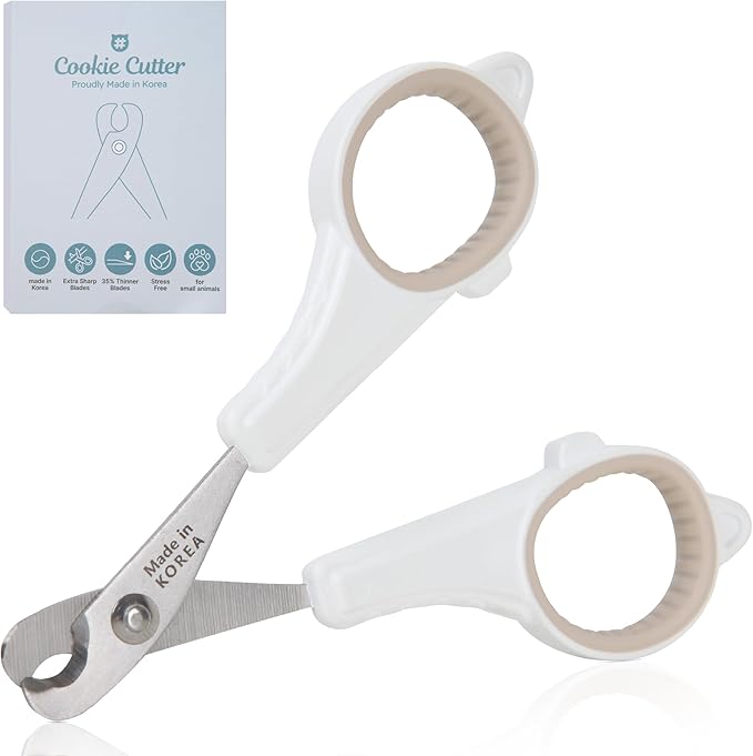 Cat Nail Clipper - Extra Sharp & Thin Blades for Indoor Cats, Small Dogs and Any Small Pets - Expertly Crafted in Korea-Mewly Pet