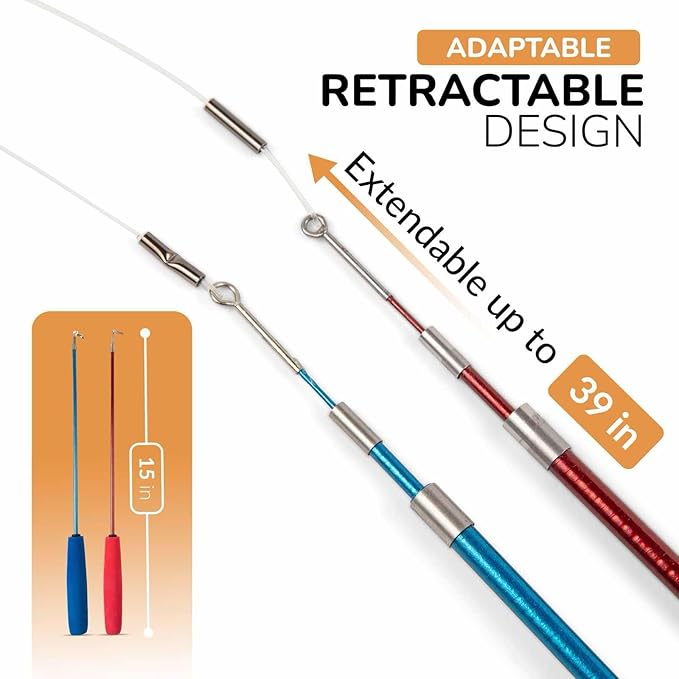 PAWSITIVE Interactive Cat Toys - Retractable Feather Wand with Refill Set 12PCS - Perfect for Indoor Cats to Chase, Exercise & Bond with Their Owners-Mewly Pet