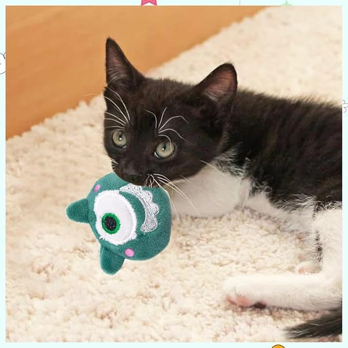 Catnip Toy for Play and Chewing, Assorted Colors (6 Pack)-Mewly Pet