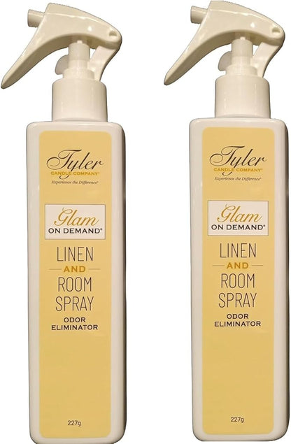 Tyler Candle Company - Spray On Demand - Diva fragrance - 227g / 8oz (Pack of 2), Clear