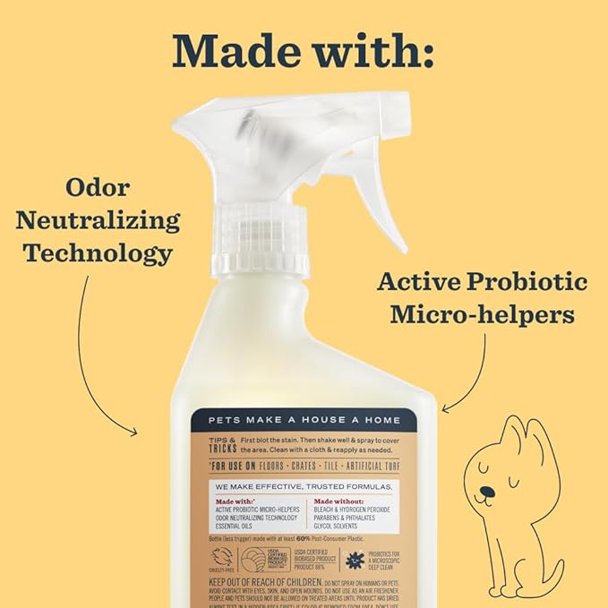 Mrs. MEYER'S CLEAN DAY Pet Multi-Surface Cleaner, Orange Blossom Scent, 16oz-Mewly Pet