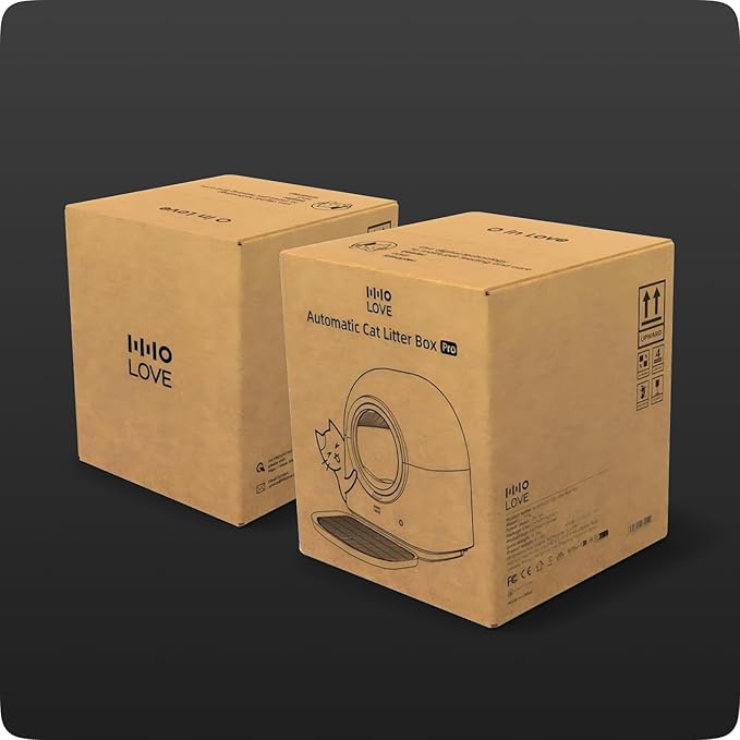 L1 Self-Cleaning Litter Box Automatic Electronic Hands-Free Smart Robot self Cleaning Litter Box - Safe Anti-Pinch,with Deodorizer and Liner and Litter Mat for Multiple Cats-Mewly Pet