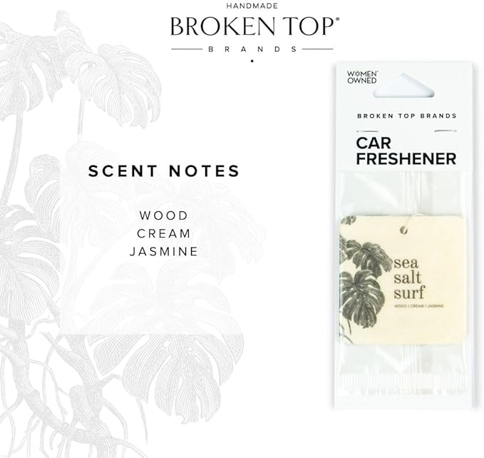 Sea Salt Surf Car Air Freshener, 4 Pack-Mewly Pet