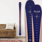 Headwaters Studio Personalized Ski Growth Chart - Wooden Growth Chart for Kids Room & Home Decor, Ski-Themed Wall Decor, Personalized Wooden Ski Ruler Saphire - 58"" x 4.5""