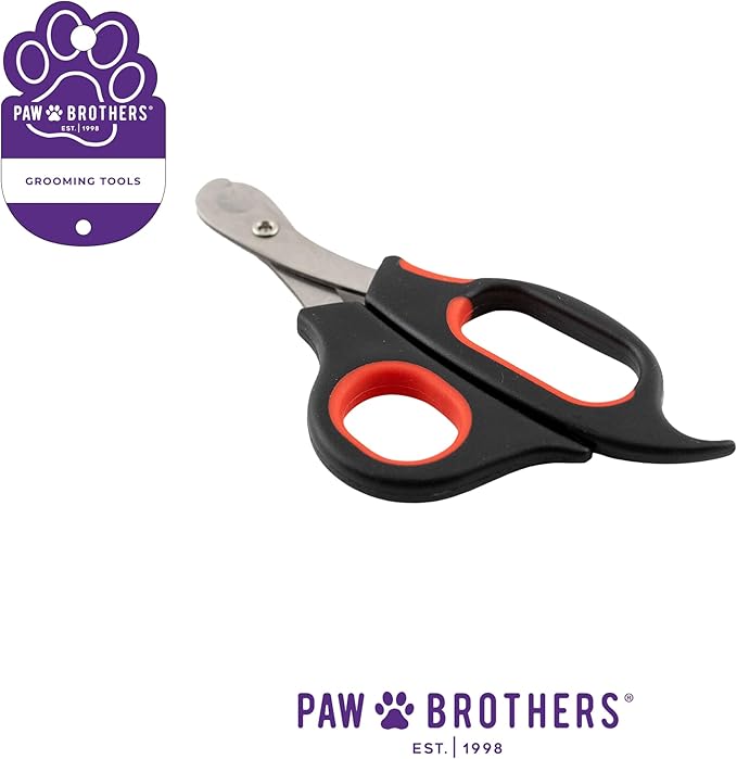RYAN'S PET SUPPLIES Paw Brothers Small Medium Dog & Cat Nail Clipper Scissor and Trimmer, Easy to use, Toenail Claw, Professional Stainless Steel Blade Grooming Tool for Pets-Mewly Pet