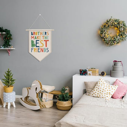 Inspirational Gifts Ideas Boys Room Wall Decor Playroom Wall Decor Canvas Hanging Pennant Flag Banner Wall Sign Decor Gift for Nursery Bedroom Playroom Game Room Front Door Boy Birthday Gift