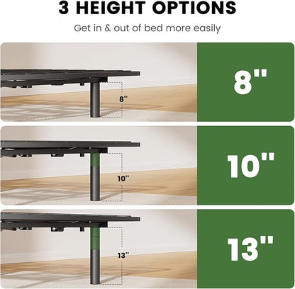 Marsail MS03 Queen Adjustable Bed Base + 10-inch Gel Memory Foam Mattress, Head and Foot Incline, Adjustable Bed Frame for Lounging, Reading, Reduce Snoring and Acid Reflux, Queen