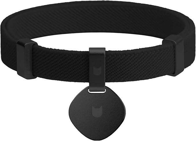 Safety Cat Collar and ID Tag Set, Elastic Quick Release Non Breakaway Collar, Personalized Aluminum Engraved Pet Name Tag, Lightweight for Kitten Small Large Cats (Midnight Black-S, Star)-Mewly Pet