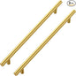 JOY DECOR 3 Pack Cabinet Handles, Gold Cabinet Pulls, 10 in Hole Center Kitchen Cabinet Handles, Stainless Steel T Bar Handles for Dresser Drawers