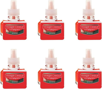 Yankee Candle ScentPlug Refill, Macintosh (Pack of 6)