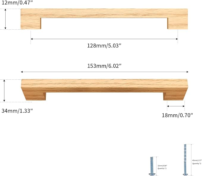 Burlywood Square 5 in 10 pcs Wooden Drawer Pulls Handle pulls for cabinets Kitchen Cabinet Drawer pulls Cabinet Door Pull