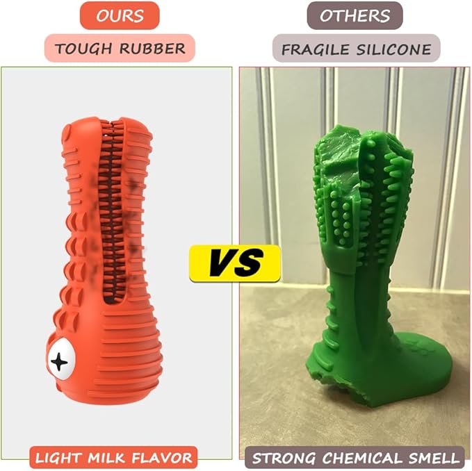 Dog Toys for Aggressive Chewers Large Medium Breed, Indestructible Dog Toothbrush Chew Toys, Squeaky Interactive Tough Extremely Durable, Dogs Toys to Keep Them Busy-Mewly Pet