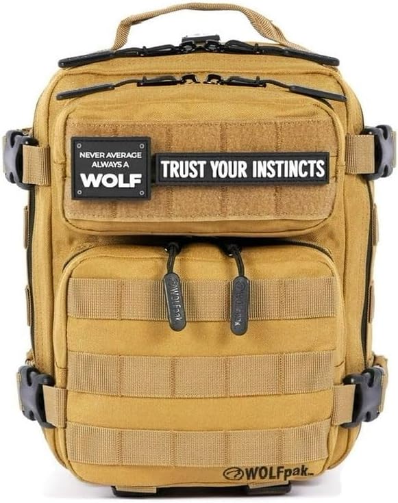 WOLFpak 9L Backpack Mini – Khaki-Mewly Pet