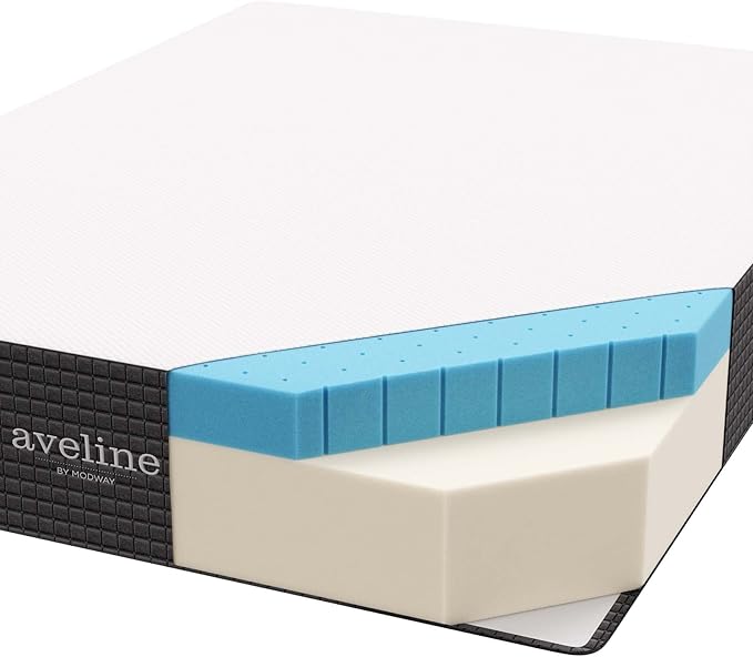 Modway Aveline 12” Gel Infused Memory Mattress with CertiPUR-US Certified Foam Full Mattress