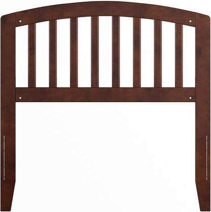 AFI Richmond Twin Size Headboard with Attachable Charger in Walnut