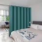 NICETOWN Room Divider Curtain Screen Partitions, Vertical Blind for Sling Door, Blackout Window Curtains Privacy Blind for Patio, Extra Wide Drape (Sea Teal, Single Panel, 8ft Tall x 8.3ft Wide)