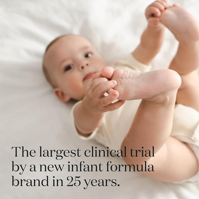 Infant Formula Powder for Infants 0-12 Months, Made With Organic Whole Milk, Clean Label Project Certified, Closest-to-Breast Milk Baby Formula Patented Protein Blend, 24 Ounce (Pack of 4)-Mewly Pet