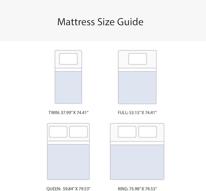 Signature Design by Ashley Queen Size Chime 8 Inch Medium Firm Innerspring Mattress with Pressure Relief Quilt Foam, Fiberglass Free, Mattress In A Box