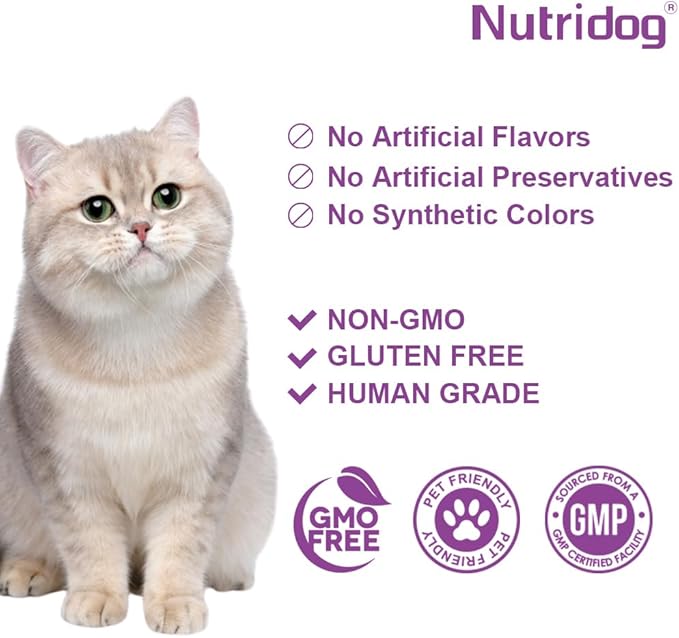 Hairball Treats for Cats - Hairball Remedy Chews with Omega 3&6, Psyllium Husk, Zinc & Biotin - Salmon Flavor for Hairball Control, Digestive Health & Skin Support, 100ct (ND-044)-Mewly Pet