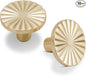 10 Pack Kitchen Cabinet Knobs Round Sunflower Dresser Knob Modern Drawer Hardware Cupboard Handles Furniture Knob for Bathroom Single Hole Knobs for Wardrobe Brushed Gold TYH-BG-K10