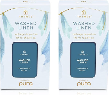 Thymes Washed Linen Pura Smart Home Plug-in Diffuser Refills - Pack of 2