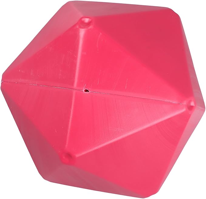 Horse Treat Ball Fun Polygon Slow Feed Hay Ball Horse Play Toy Ball Feeder Chasing Herding Entertainment PE Material-Mewly Pet